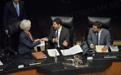 Lagarde del FMI  presenta desde el Senado recomendaciones a México