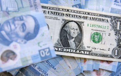 Dólar  se vende en 19.39 pesos en bancos