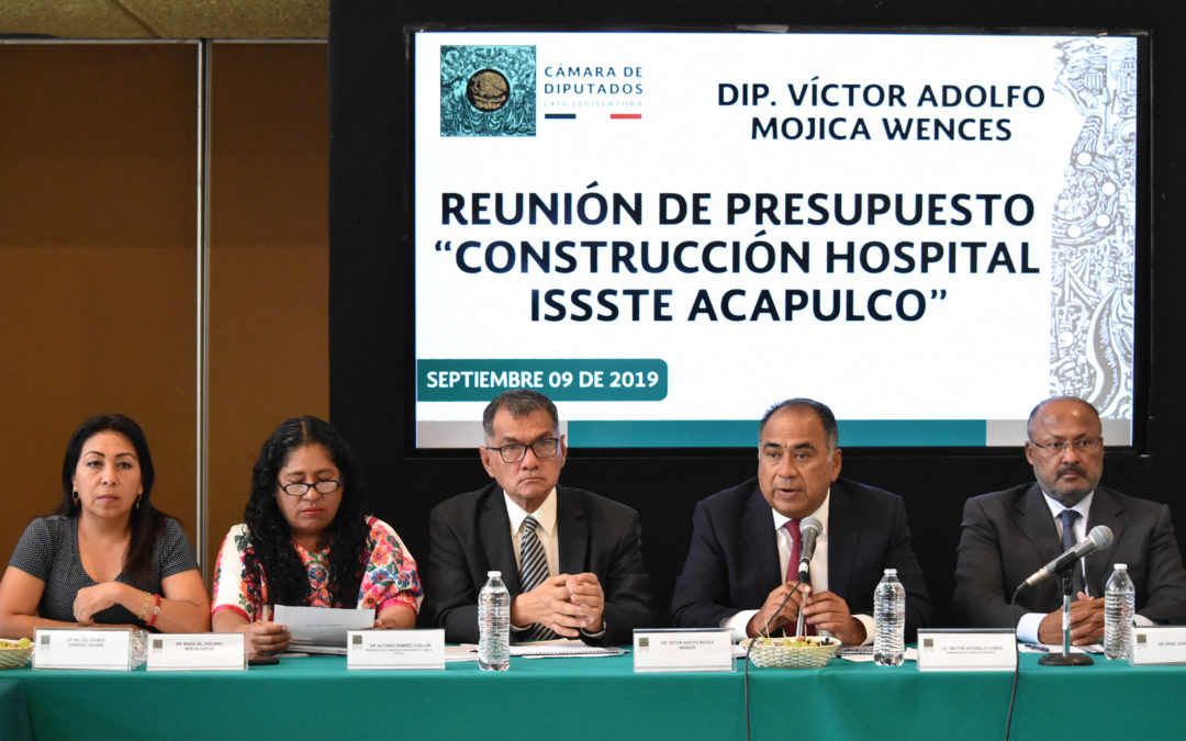 Piden etiquetar recursos para hospital de tercer nivel del ISSSTE en Acapulco