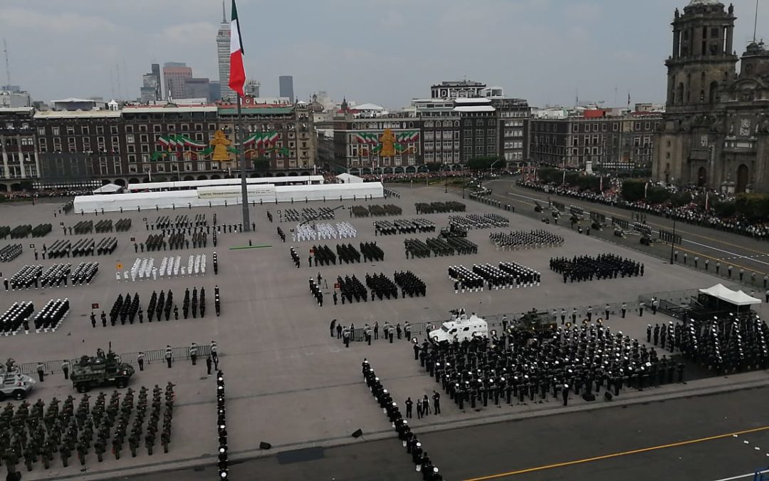 Se alistan contingentes para Desfile Militar