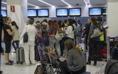 Se incrementó 35.7% atención de pasajeros en aeropuertos