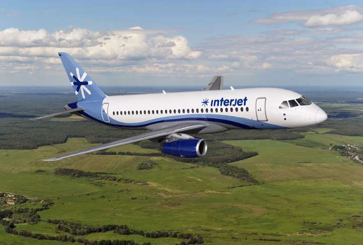 Amplía Interjet vuelos de CDMX  a Colombia