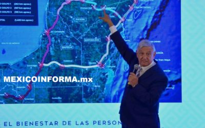 AMLO anuncia reactivación de vías férreas para conectarse con Tren Maya