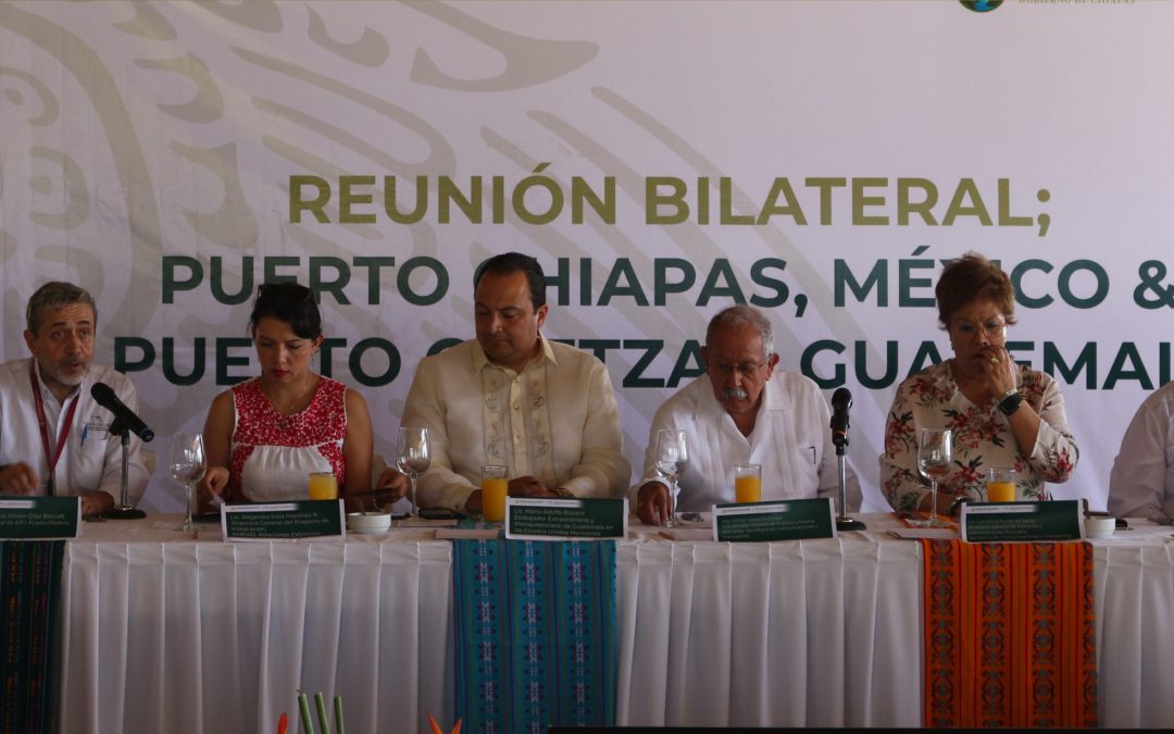 Acuerdan intercambio comercial marítimo entre Chiapas y Guatemala