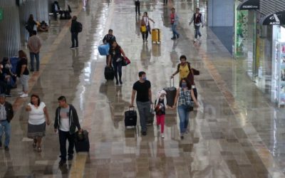 Reduce COVID-19 usuarios en Aeropuerto de la Ciudad de México