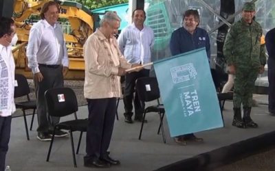 AMLO pide a ICA terminar tramo de Tren Maya en tiempo y presupuesto