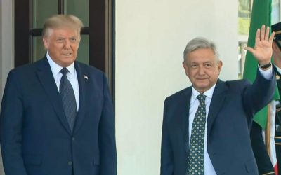 Trump y López Obrador se reúnen en la Casa Blanca