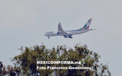 Avión presidencial llega a CDMX