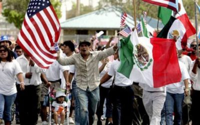 Organizaciones de migrantes respaldan visita  de AMLO a Estados Unidos
