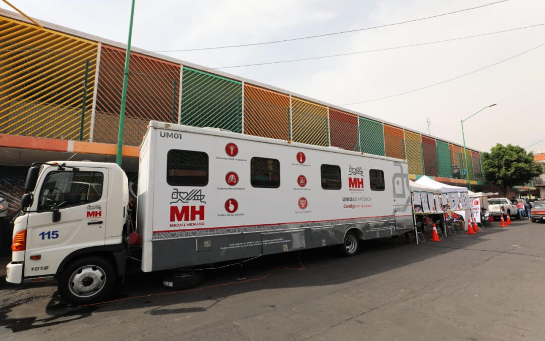 Unidad Médica Preventiva Anti Covid recorrerá calles de Miguel Hidalgo