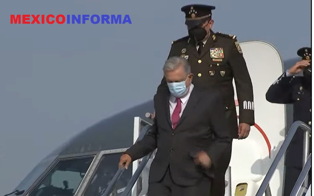 Llega Presidente a inaugurar pistas en Santa Lucía con cubrebocas