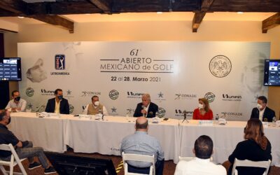 Presentan 61 Abierto Mexicano de Golf en Mazatlán
