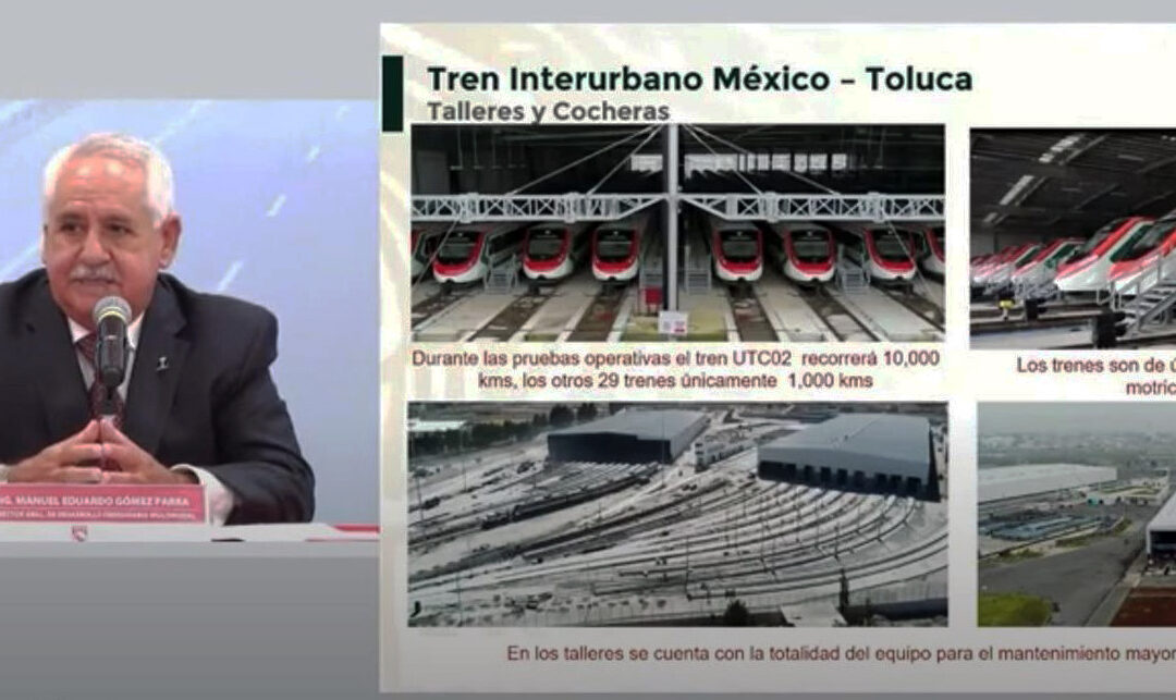 Interurbano México-Toluca movilizará hasta 400 mil pasajeros al día