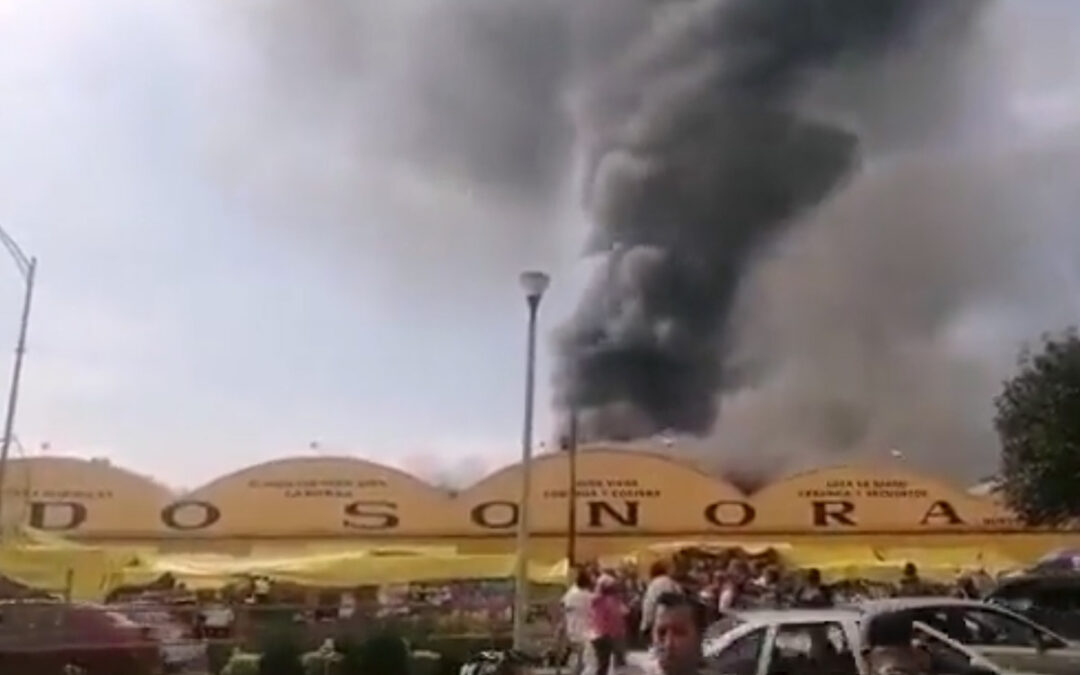 Reportan saldo blanco por incendio de Mercado de Sonora
