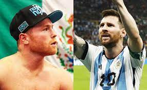 Se disculpa El Canelo con Messi, dice que se  dejó llevar por la pasión