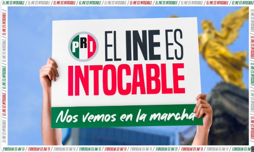 PRI estará en la marcha en defensa del INE: Alejandro Moreno