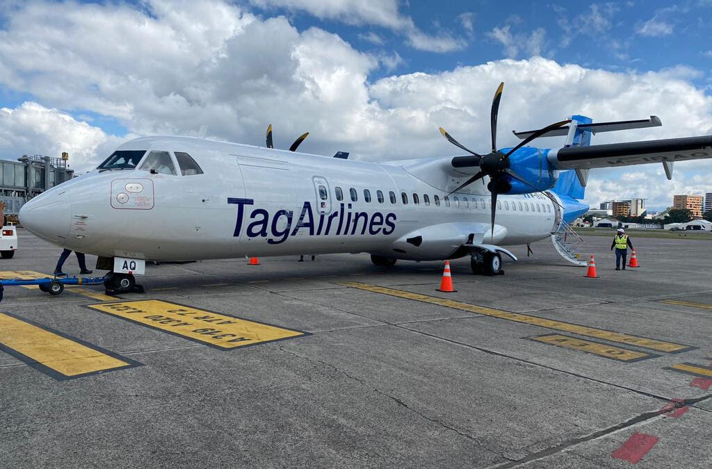 Arribó a Guatemala segundo avión ATR 72 de Tag Airlines