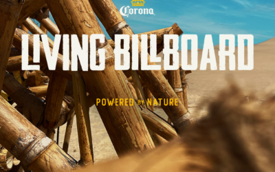 Corona presentó Living Billboard, panel que recorre la naturaleza