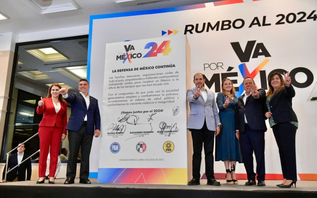 «Va por México» va por candidatura presidencial incluyente, abierta y competitiva