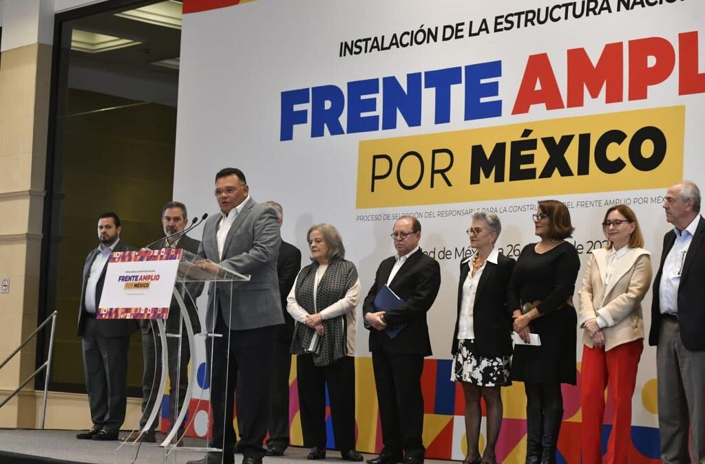Instala Frente Amplio por México estructura nacional en los 32 estados