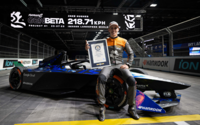 Auto de Formula E obtiene el título del Guinness World Records™