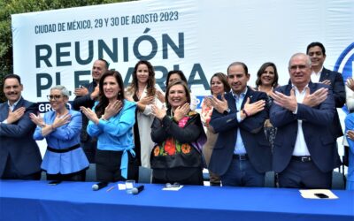 Senador@s del PAN reconocen a Xóchitl Gálvez por su capacidad para unir