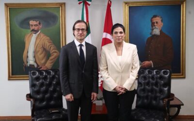 Presidenta de Cámara de Diputados recibe a embajador de Turquía en México