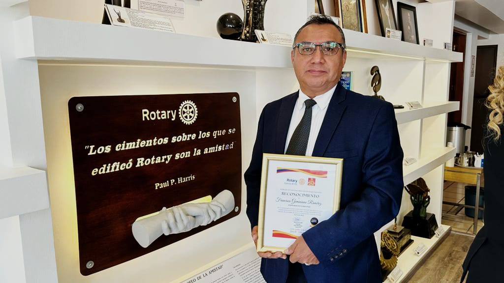 Rotary International reconoce trayectoria de Francisco Geminiano, gráfico de MEXICOINFORMA