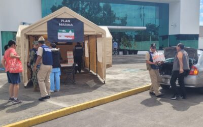 Instalan centros de acopio para damnificados de Acapulco, Gro