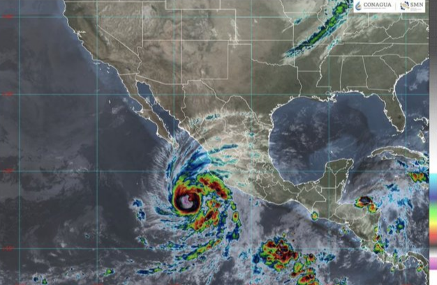 Norma, huracán categoría 2, se acerca a  BCS y Jalisco