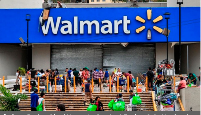 Reabren tiendas de grupo Walmart en Acapulco