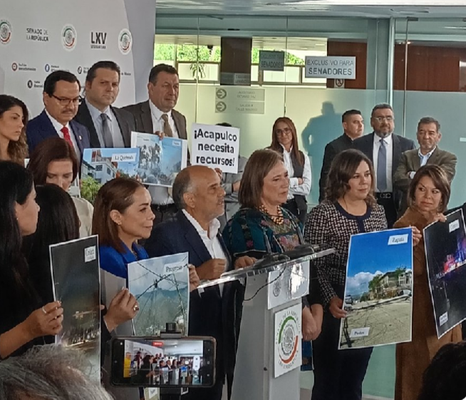 Exigen senadores presencia de AMLO en Acapulco; urge agua y empleos