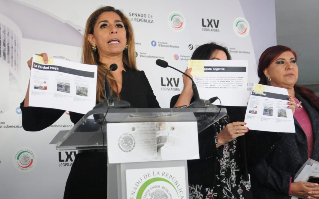 Senadora Marybel Villegas denuncia “campaña negra” en redes sociales