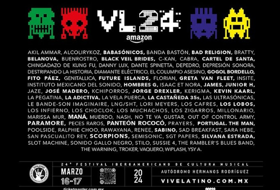 Vive Latino anuncia su cartel oficial con grandes propuestas