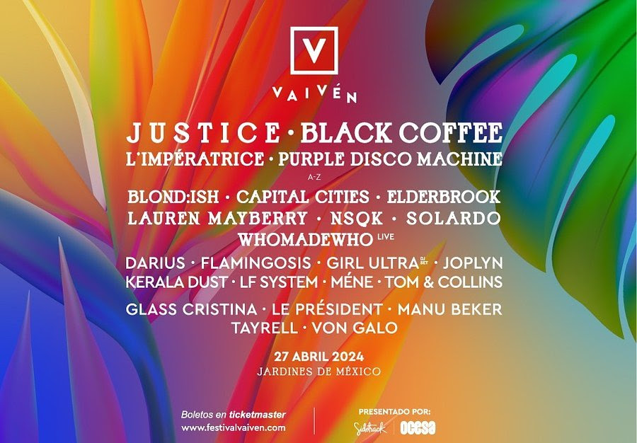 Se anuncia el lineup del Festival Vaivén 2024
