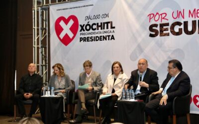 Encabezan Xóchitl Gálvez y Rubén Moreira diálogo “Por un México Seguro”