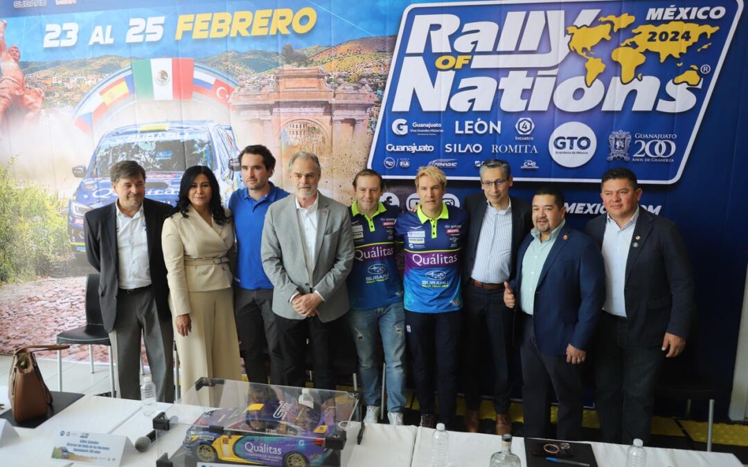 Pilotos de más de 13 países buscan triunfo en Rally de las Naciones Guanajuato