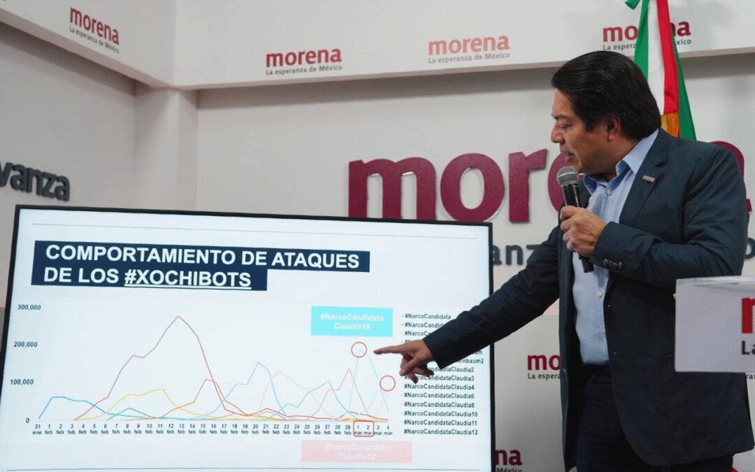 Presentará Morena a X pruebas del uso de bots para ensuciar campañas