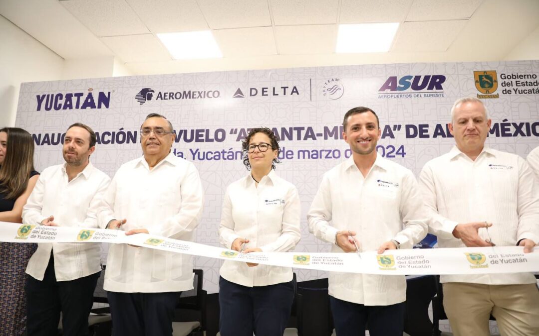Yucatán conecta directo con Atlanta e incrementa su conexión aérea