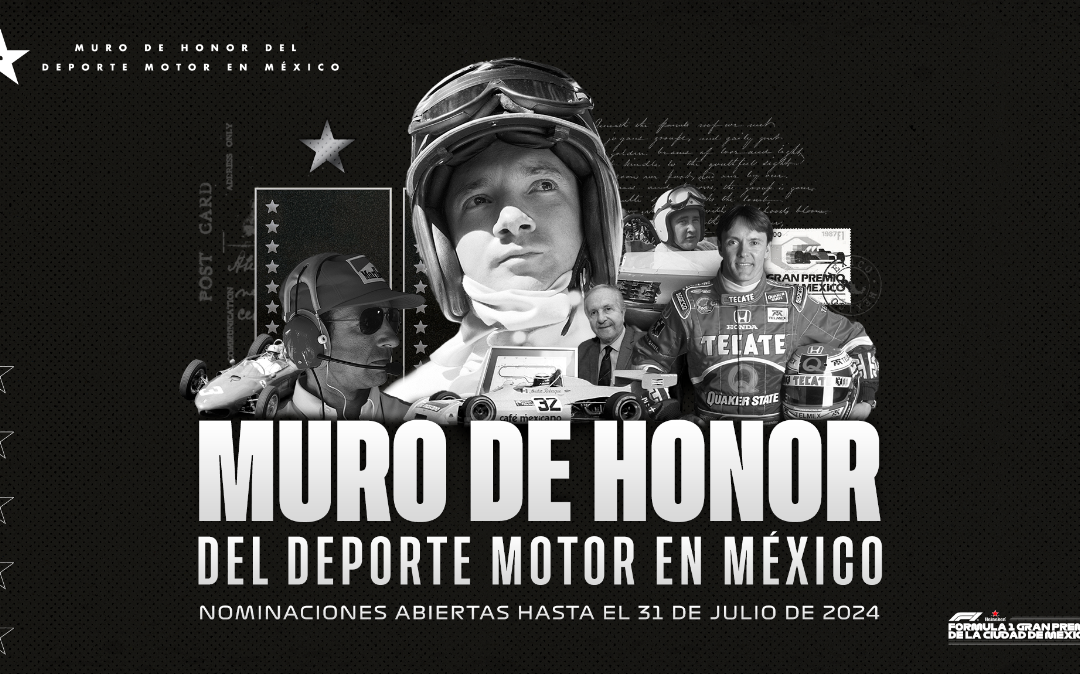Anicia periodo de nominaciones 2024 al Muro de Honor del Deporte Motor en México