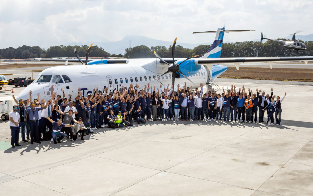 TagAirlines incorpora el cuarto ATR 72 a su flota para modernizarse