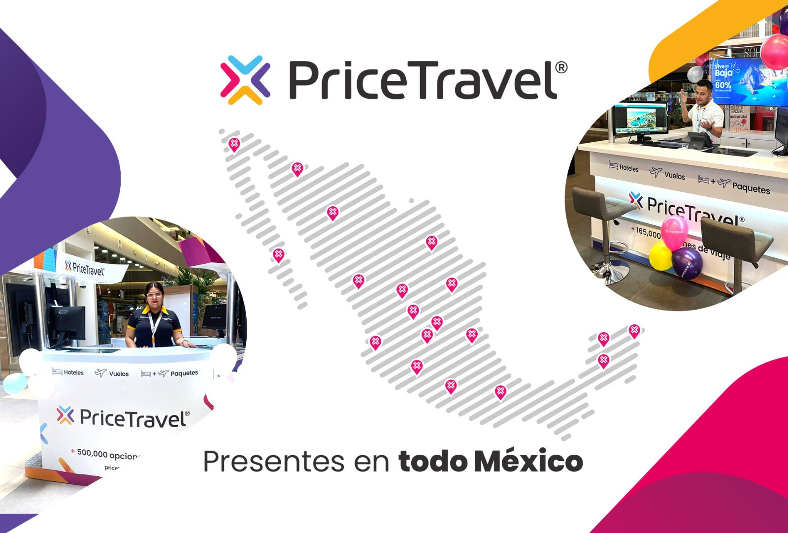 Celebra Pricetravel expansión a 110 puntos de venta físicos en México ...